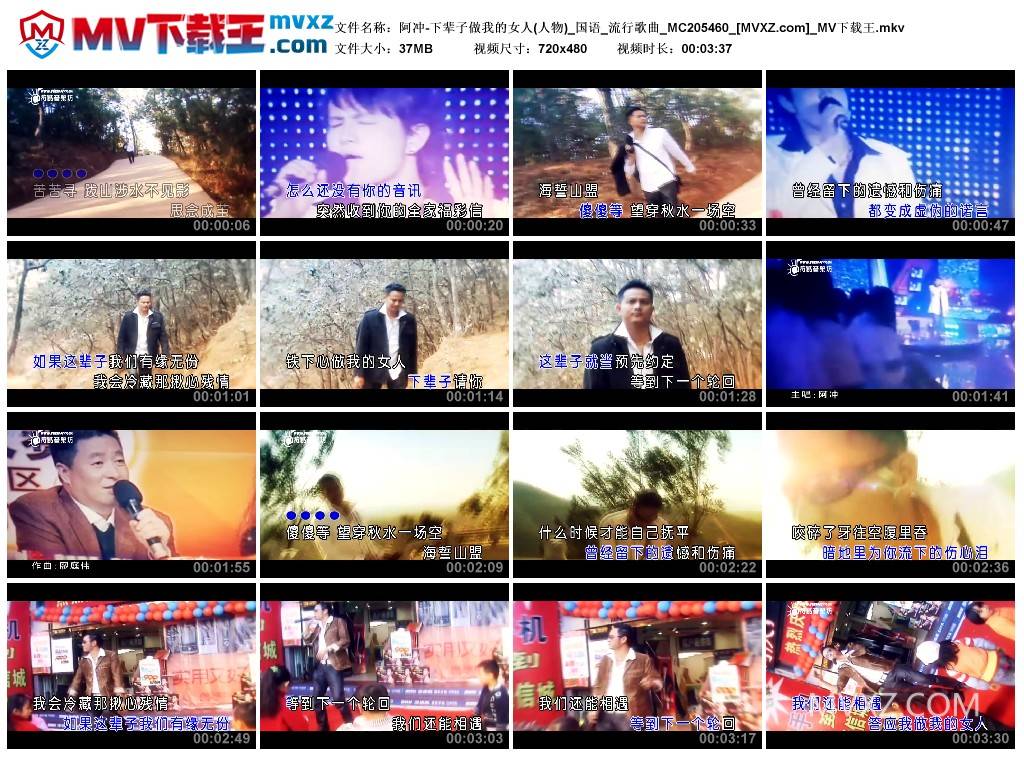 阿冲-下辈子做我的女人(人物)_国语_流行歌曲_MC205460
